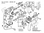 Bosch 0 603 169 896 CSB 570 RP Percussion Drill 240 V / GB Spare Parts CSB570RP